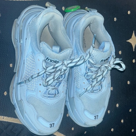 Balenciaga Triple S Sneakers - Light Blue - Picture 4 of 7